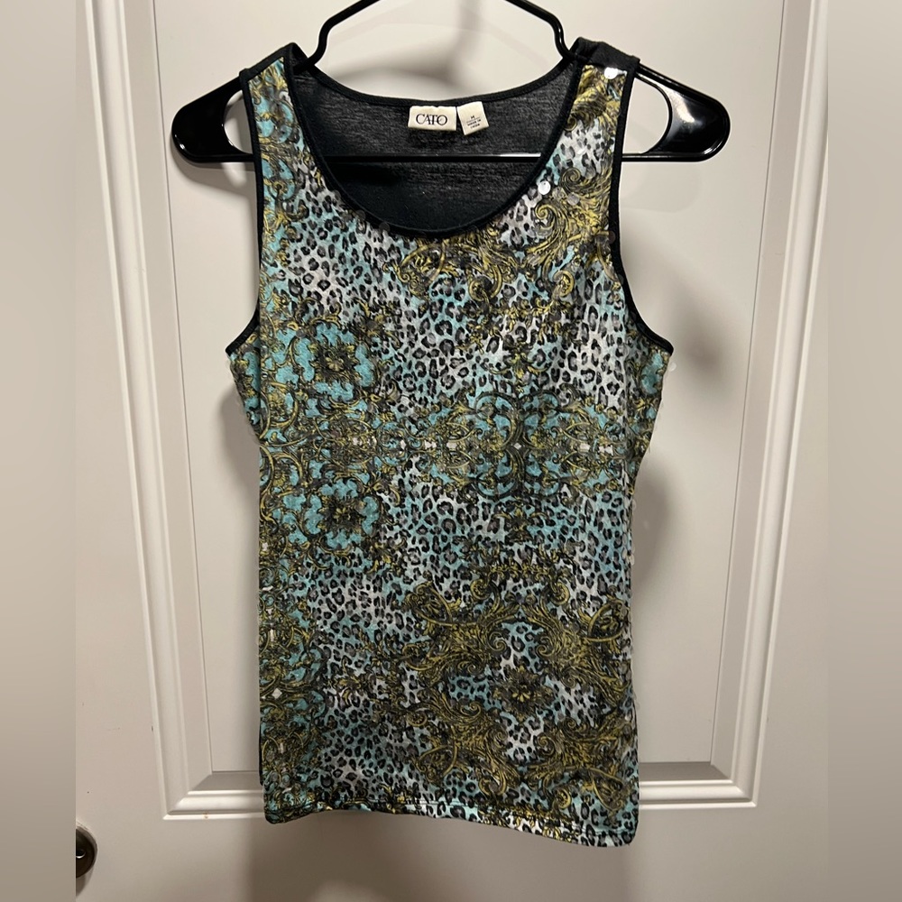 CATO WOMENS TANK TOP IN BEAUTIFUL CONDITION!!
